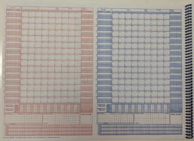Glover's Softball Side-by-Side Scorebook (30 games) - Image 2